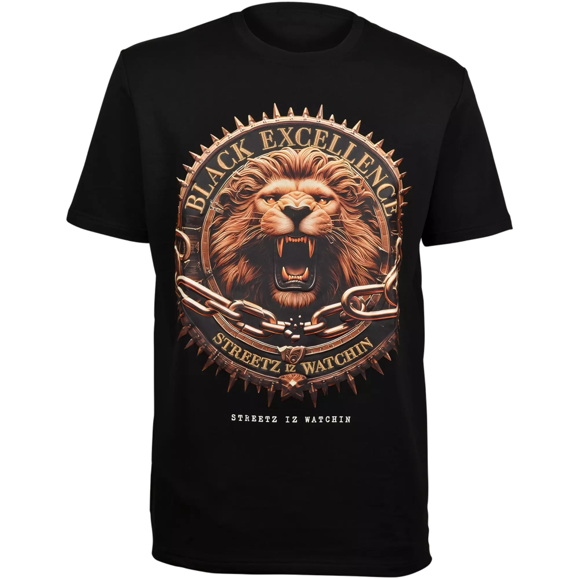 【SATIIIZ】Drang Nylon Cap Hood Shirt Streetz Iz Watchin Men's Lion